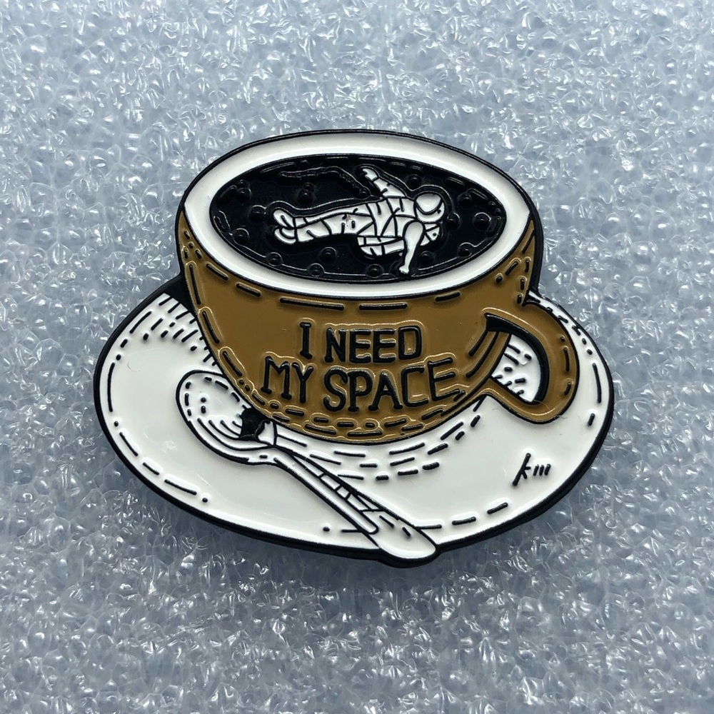 🌻10/$10🌻 I Need My Space Astronaut Coffee Pin